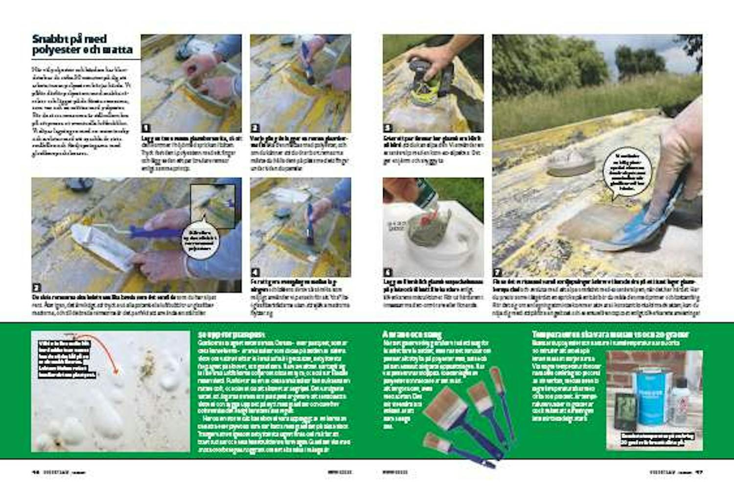 Så här arbetar du med glasfiber Så här arbetar du med glasfiber